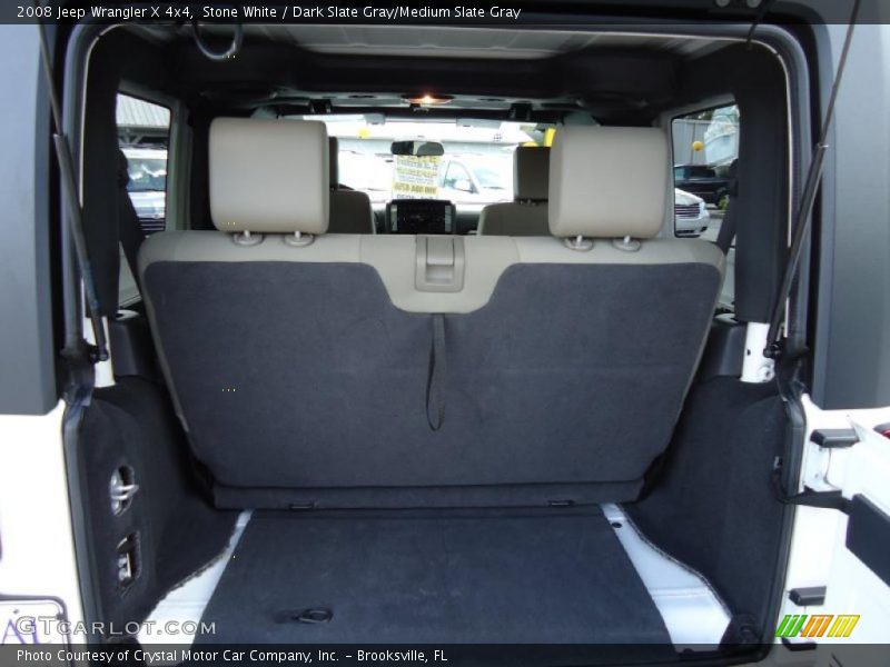 Stone White / Dark Slate Gray/Medium Slate Gray 2008 Jeep Wrangler X 4x4