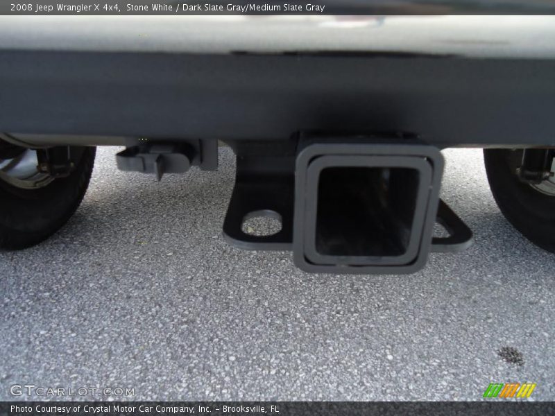 Stone White / Dark Slate Gray/Medium Slate Gray 2008 Jeep Wrangler X 4x4