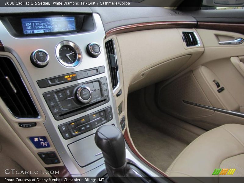 White Diamond Tri-Coat / Cashmere/Cocoa 2008 Cadillac CTS Sedan