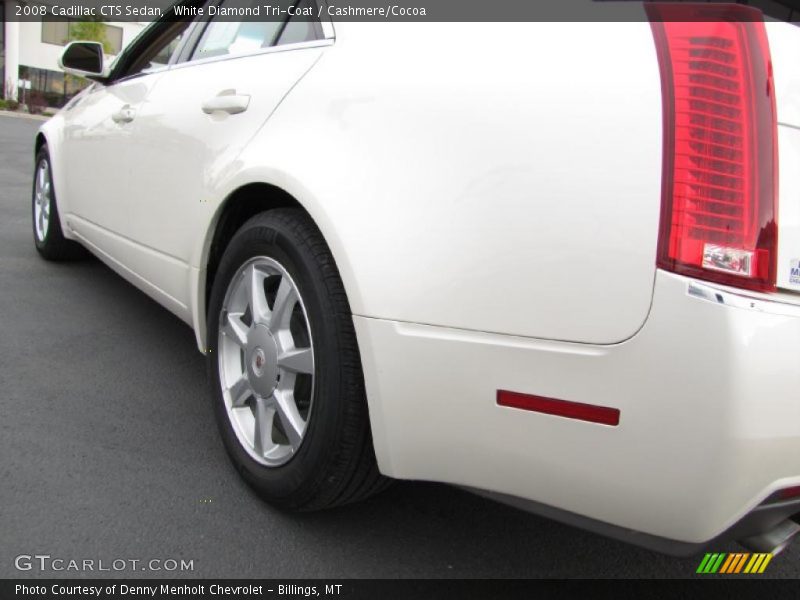 White Diamond Tri-Coat / Cashmere/Cocoa 2008 Cadillac CTS Sedan