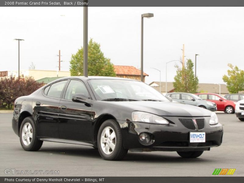 Black / Ebony 2008 Pontiac Grand Prix Sedan