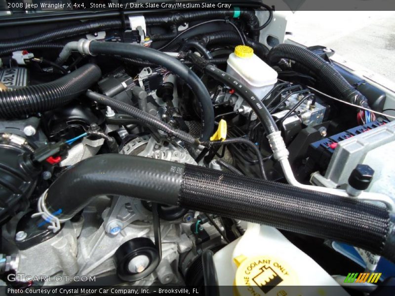 Stone White / Dark Slate Gray/Medium Slate Gray 2008 Jeep Wrangler X 4x4