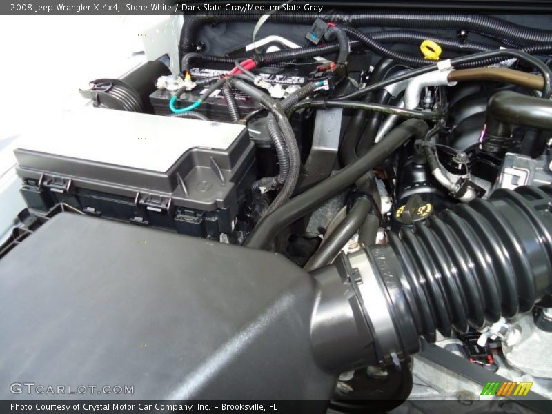 Stone White / Dark Slate Gray/Medium Slate Gray 2008 Jeep Wrangler X 4x4