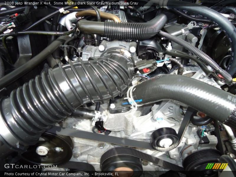 Stone White / Dark Slate Gray/Medium Slate Gray 2008 Jeep Wrangler X 4x4