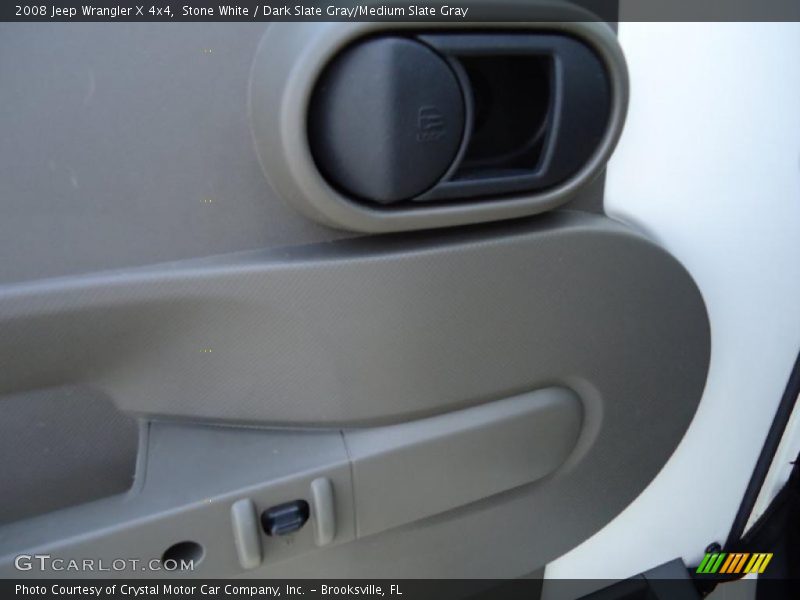 Stone White / Dark Slate Gray/Medium Slate Gray 2008 Jeep Wrangler X 4x4