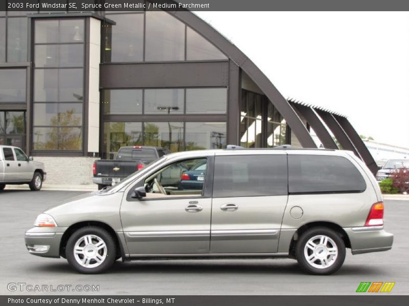 Spruce Green Metallic / Medium Parchment 2003 Ford Windstar SE