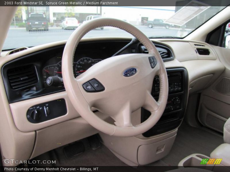 Spruce Green Metallic / Medium Parchment 2003 Ford Windstar SE