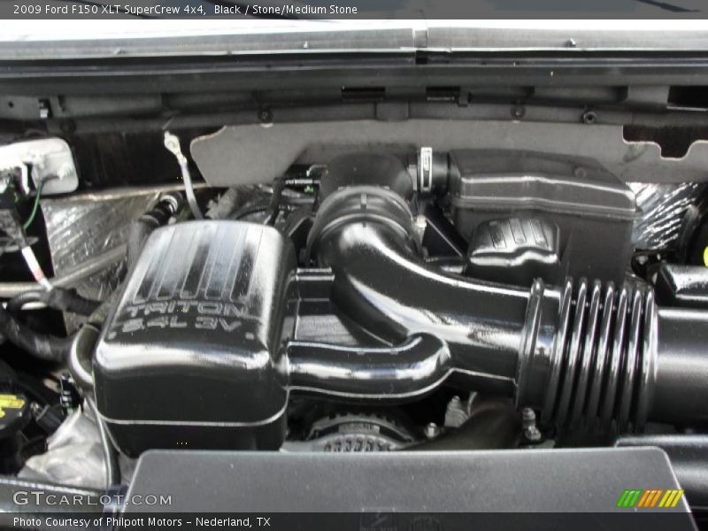 Black / Stone/Medium Stone 2009 Ford F150 XLT SuperCrew 4x4