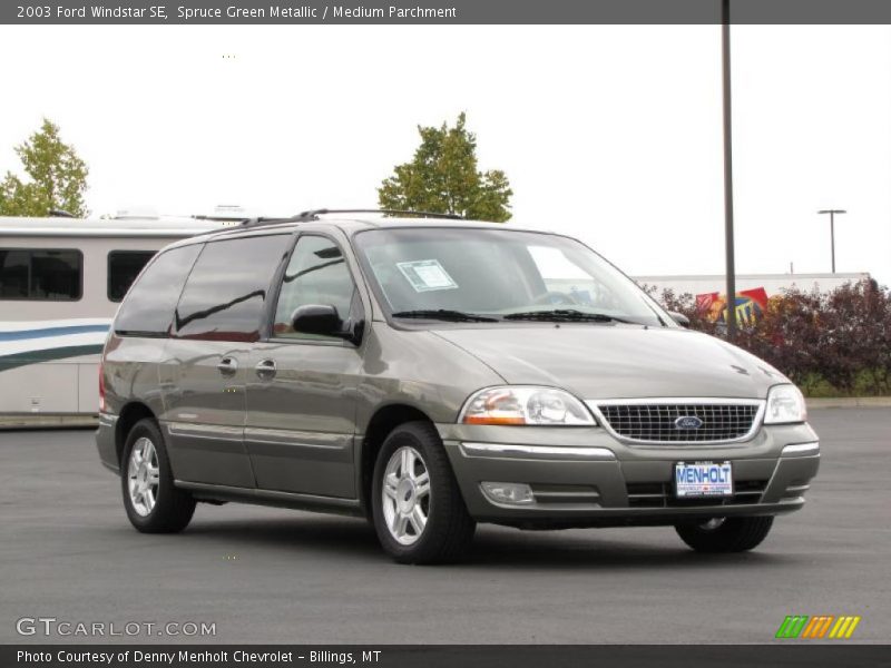 Spruce Green Metallic / Medium Parchment 2003 Ford Windstar SE