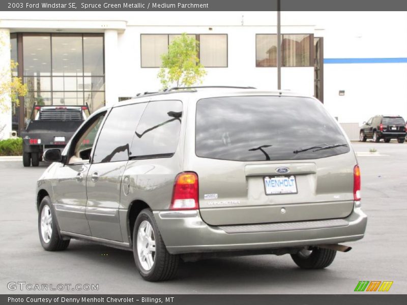 Spruce Green Metallic / Medium Parchment 2003 Ford Windstar SE