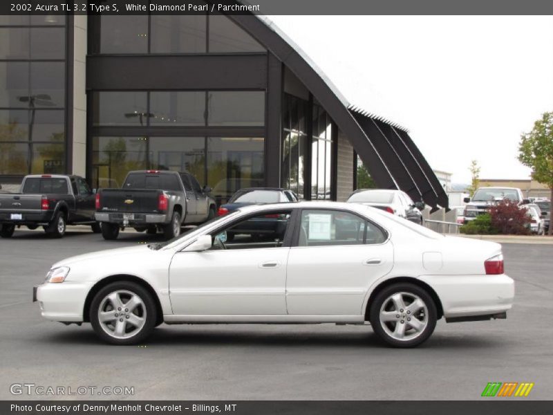 White Diamond Pearl / Parchment 2002 Acura TL 3.2 Type S