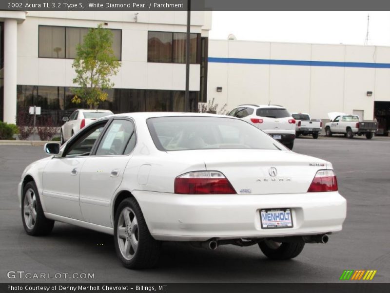White Diamond Pearl / Parchment 2002 Acura TL 3.2 Type S