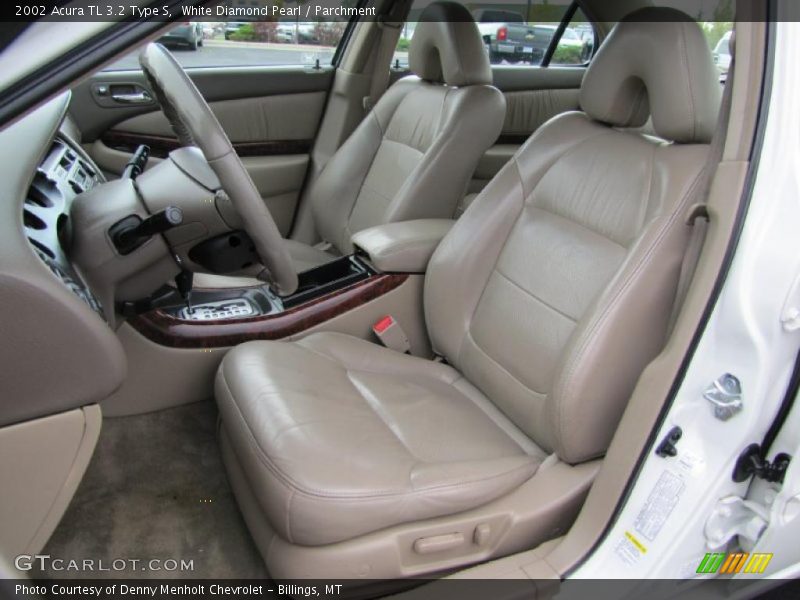 White Diamond Pearl / Parchment 2002 Acura TL 3.2 Type S