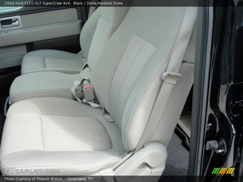 Black / Stone/Medium Stone 2009 Ford F150 XLT SuperCrew 4x4