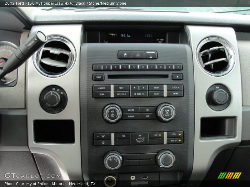 Black / Stone/Medium Stone 2009 Ford F150 XLT SuperCrew 4x4