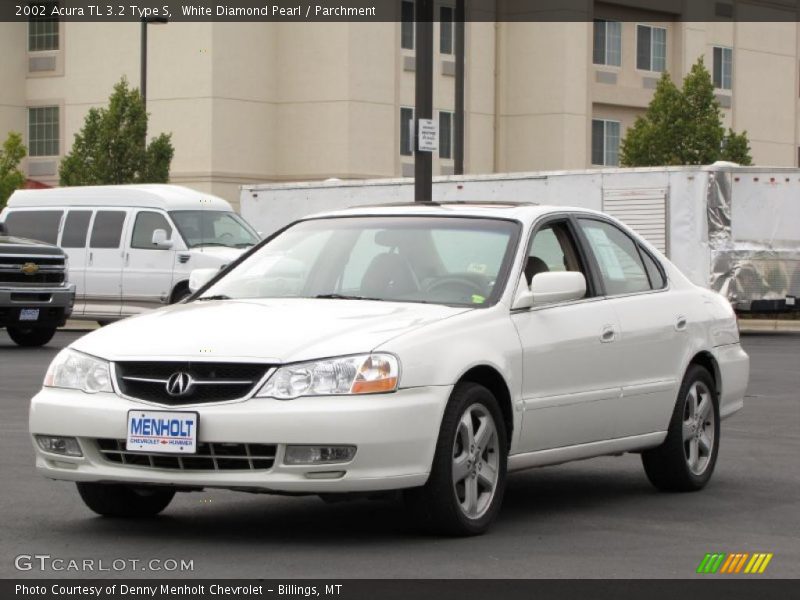 White Diamond Pearl / Parchment 2002 Acura TL 3.2 Type S