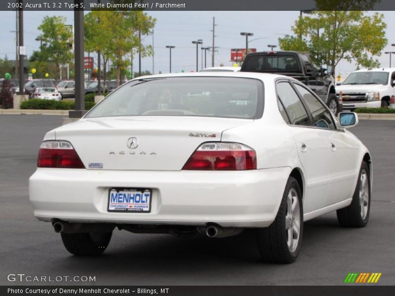 White Diamond Pearl / Parchment 2002 Acura TL 3.2 Type S