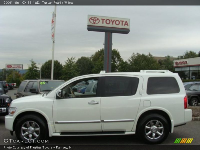 Tuscan Pearl / Willow 2006 Infiniti QX 56 4WD