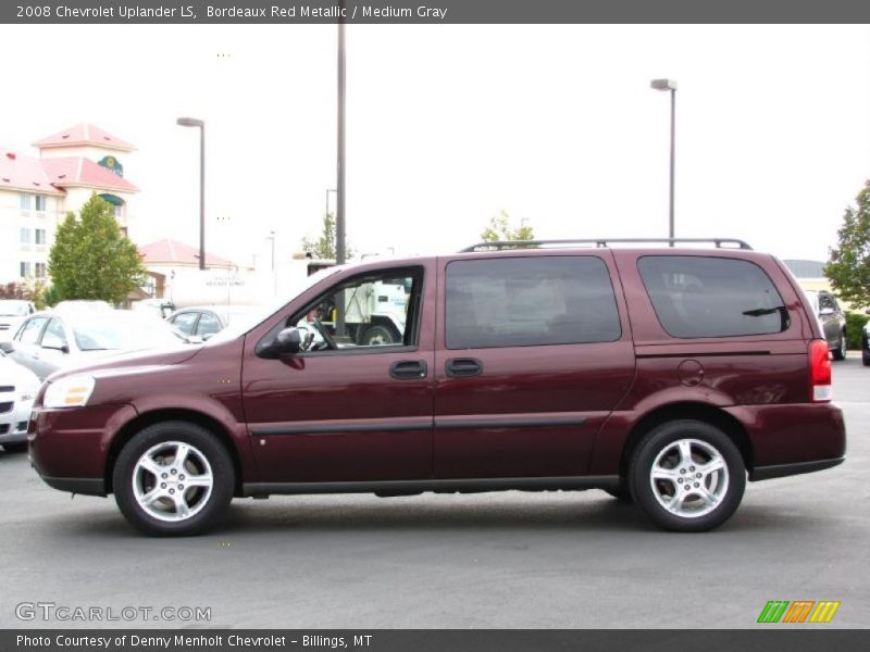 Bordeaux Red Metallic / Medium Gray 2008 Chevrolet Uplander LS