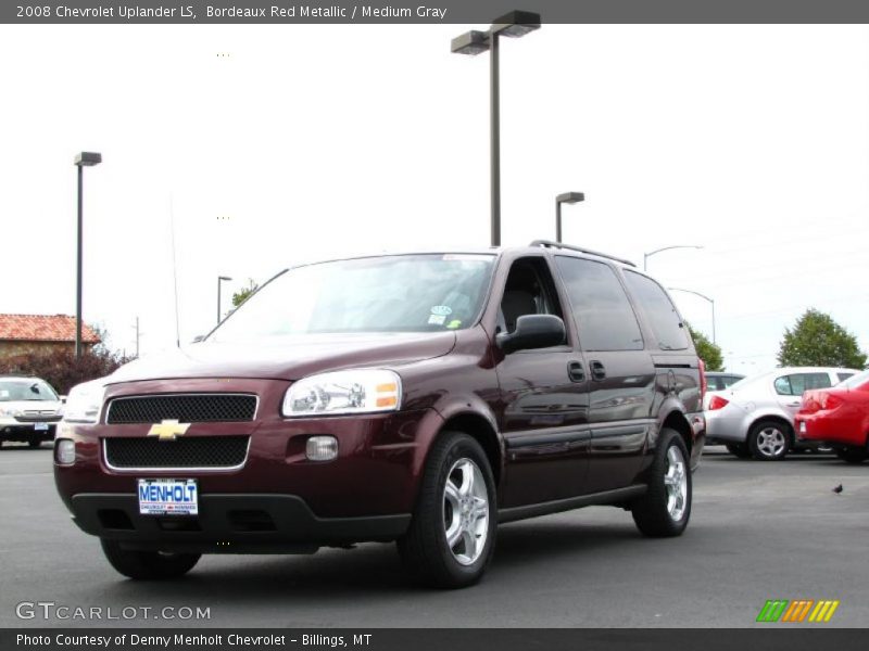 Bordeaux Red Metallic / Medium Gray 2008 Chevrolet Uplander LS