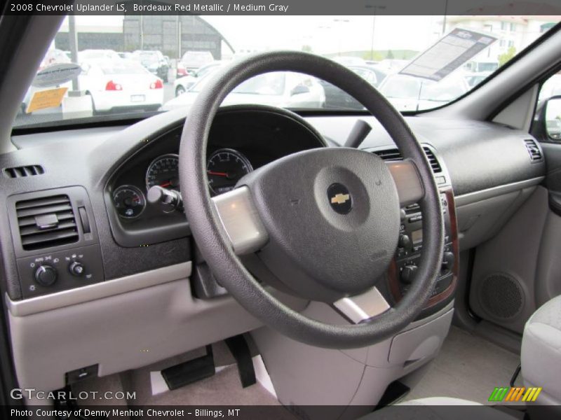 Bordeaux Red Metallic / Medium Gray 2008 Chevrolet Uplander LS