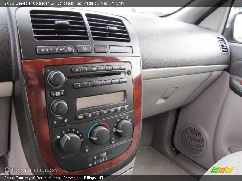Bordeaux Red Metallic / Medium Gray 2008 Chevrolet Uplander LS