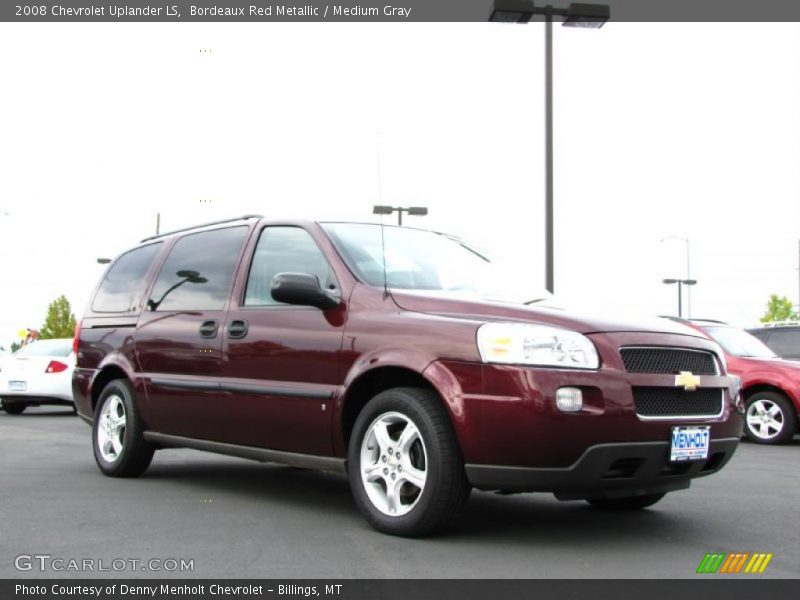Bordeaux Red Metallic / Medium Gray 2008 Chevrolet Uplander LS