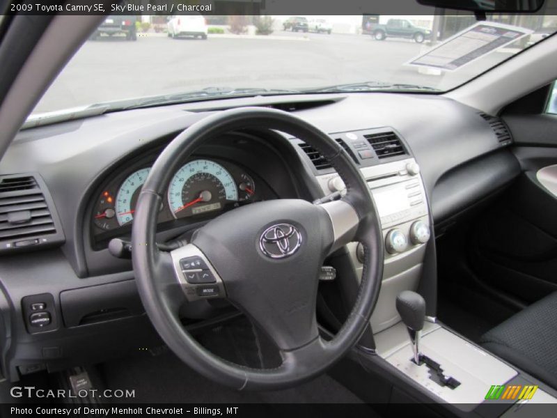 Sky Blue Pearl / Charcoal 2009 Toyota Camry SE