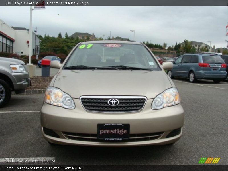 Desert Sand Mica / Beige 2007 Toyota Corolla CE