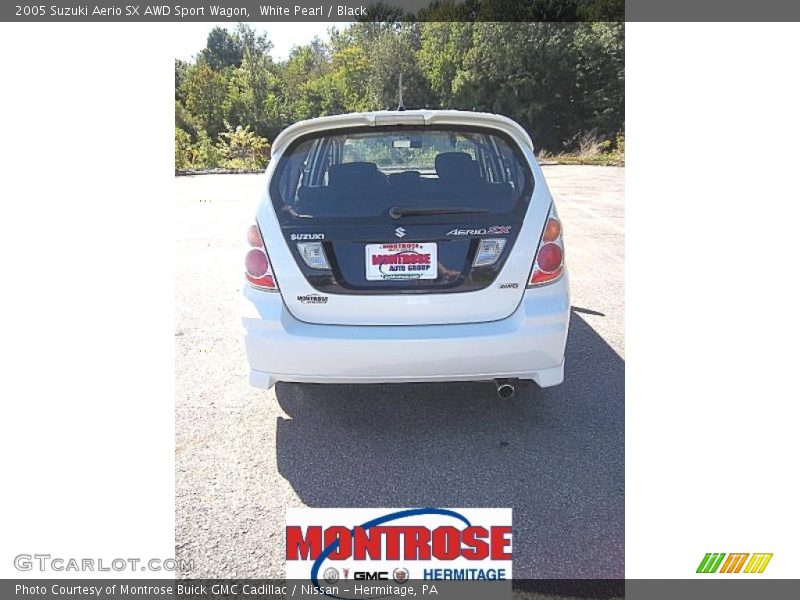 White Pearl / Black 2005 Suzuki Aerio SX AWD Sport Wagon