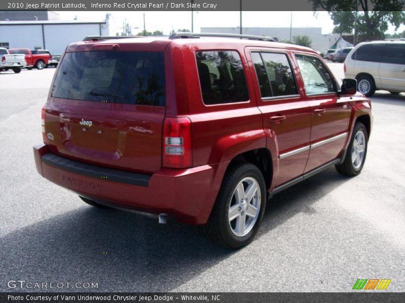 Inferno Red Crystal Pearl / Dark Slate Gray 2010 Jeep Patriot Latitude