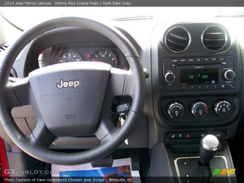 Inferno Red Crystal Pearl / Dark Slate Gray 2010 Jeep Patriot Latitude