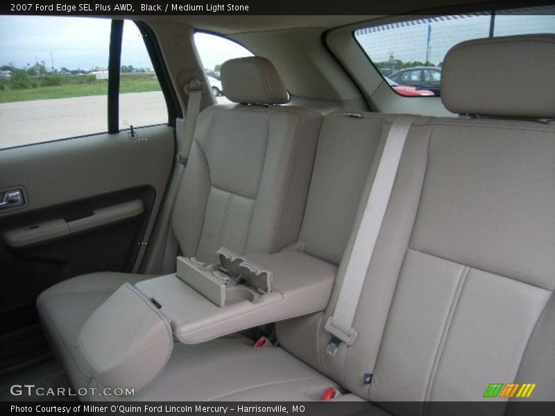 Black / Medium Light Stone 2007 Ford Edge SEL Plus AWD