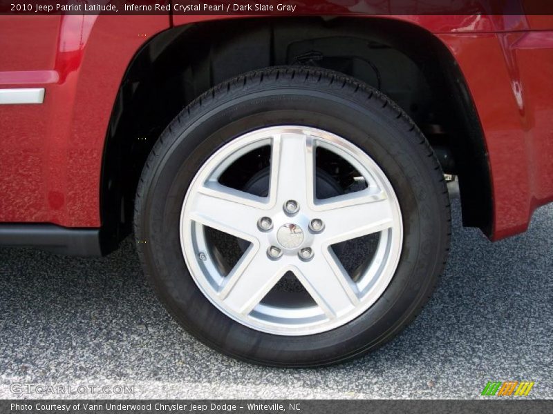 Inferno Red Crystal Pearl / Dark Slate Gray 2010 Jeep Patriot Latitude