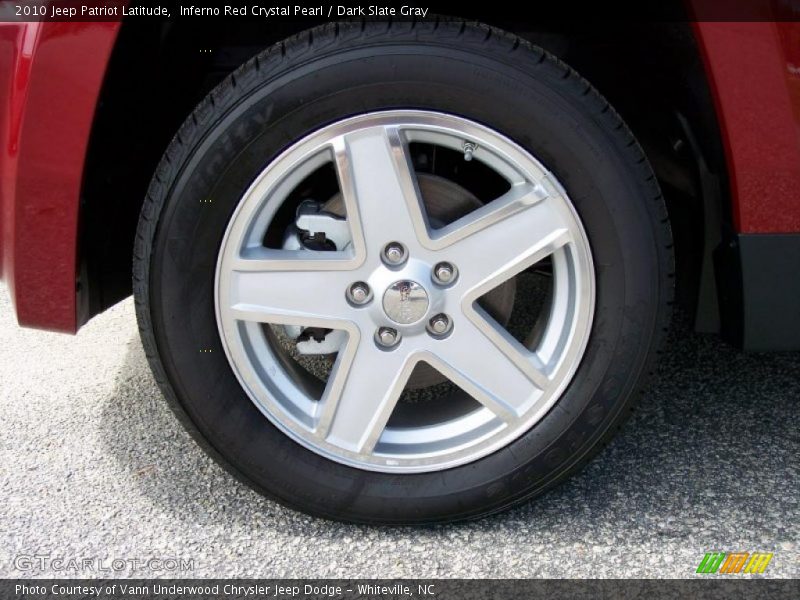 Inferno Red Crystal Pearl / Dark Slate Gray 2010 Jeep Patriot Latitude