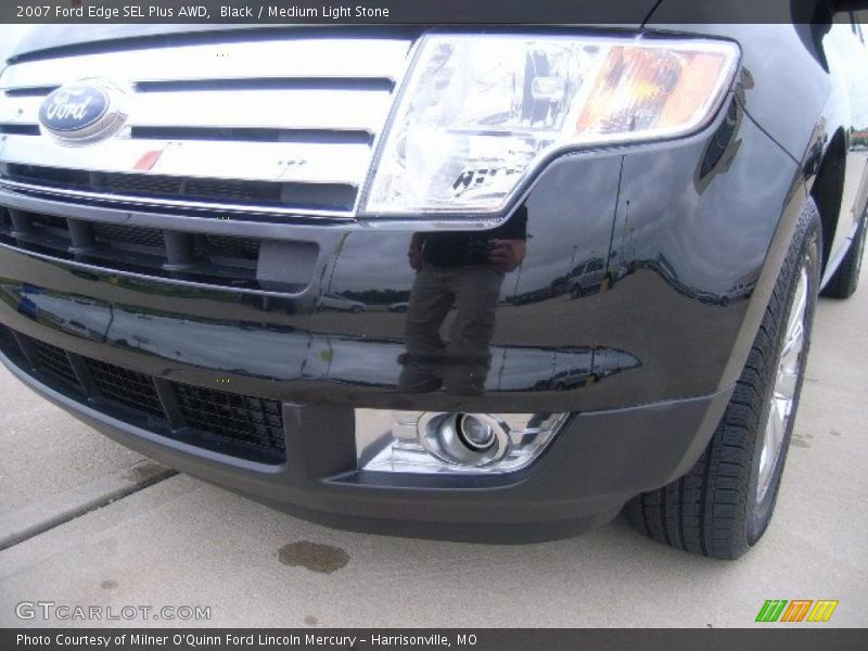 Black / Medium Light Stone 2007 Ford Edge SEL Plus AWD