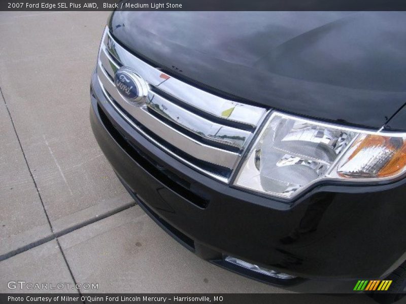 Black / Medium Light Stone 2007 Ford Edge SEL Plus AWD
