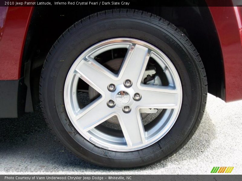 Inferno Red Crystal Pearl / Dark Slate Gray 2010 Jeep Patriot Latitude