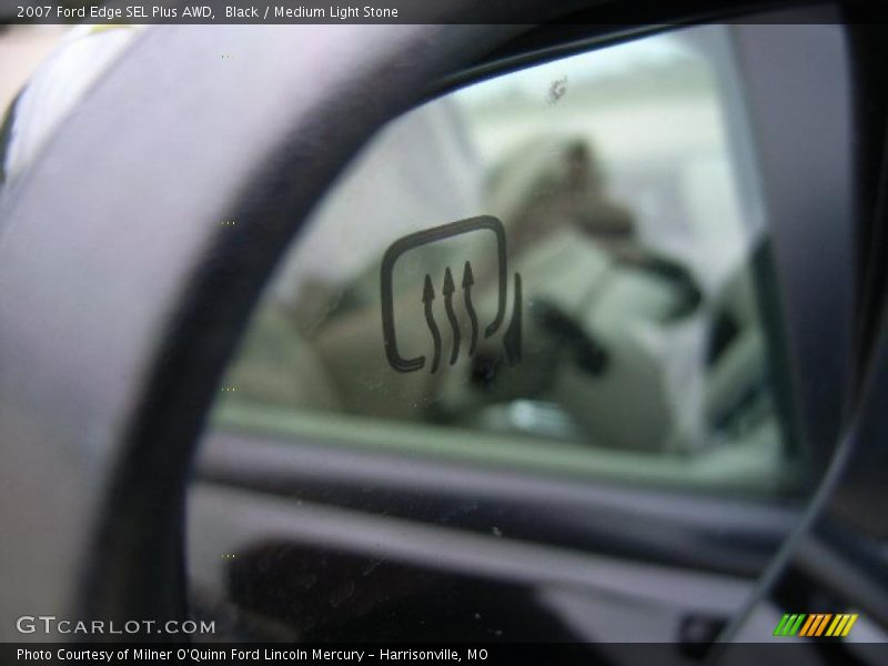 Black / Medium Light Stone 2007 Ford Edge SEL Plus AWD