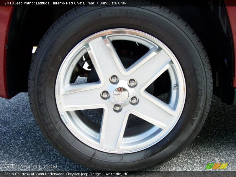 Inferno Red Crystal Pearl / Dark Slate Gray 2010 Jeep Patriot Latitude