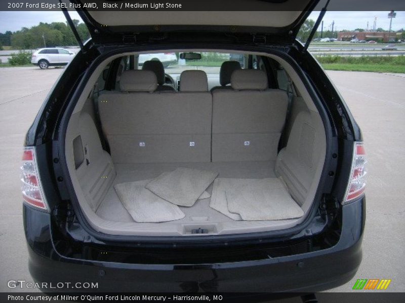 Black / Medium Light Stone 2007 Ford Edge SEL Plus AWD