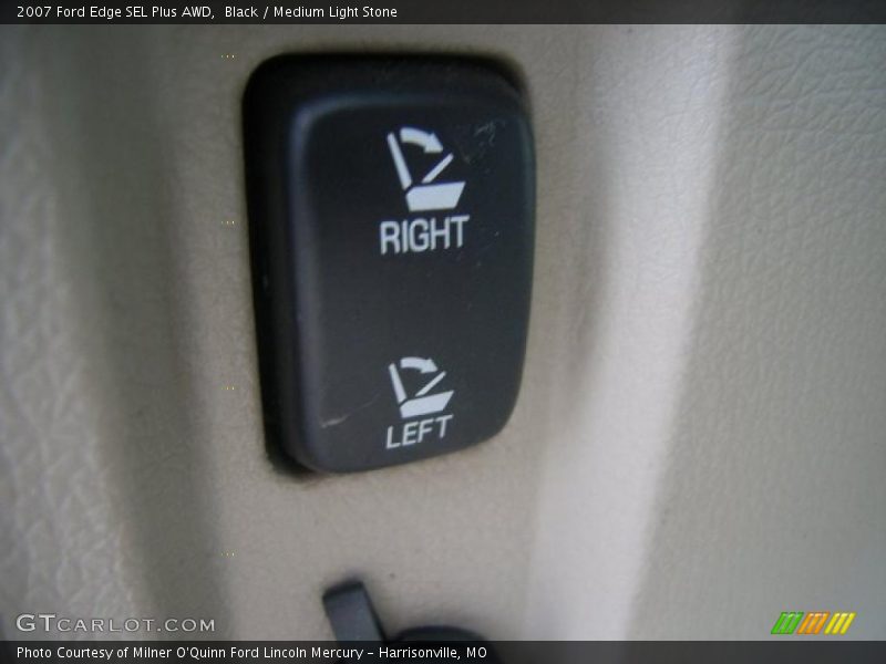 Black / Medium Light Stone 2007 Ford Edge SEL Plus AWD