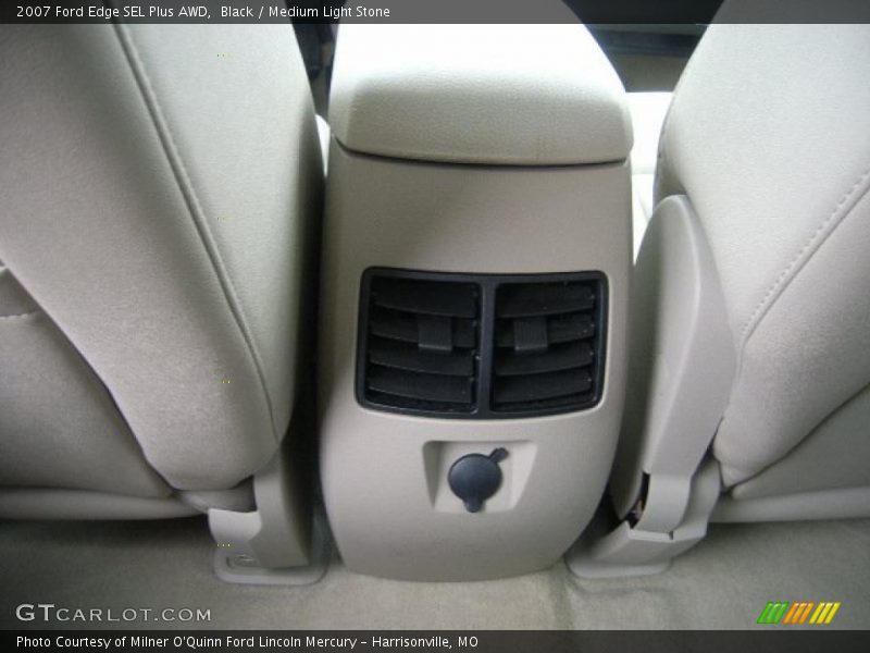 Black / Medium Light Stone 2007 Ford Edge SEL Plus AWD