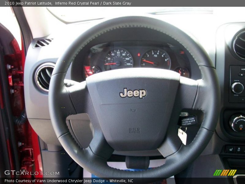 Inferno Red Crystal Pearl / Dark Slate Gray 2010 Jeep Patriot Latitude