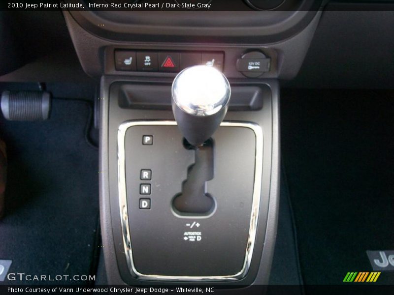Inferno Red Crystal Pearl / Dark Slate Gray 2010 Jeep Patriot Latitude