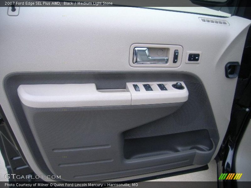 Black / Medium Light Stone 2007 Ford Edge SEL Plus AWD