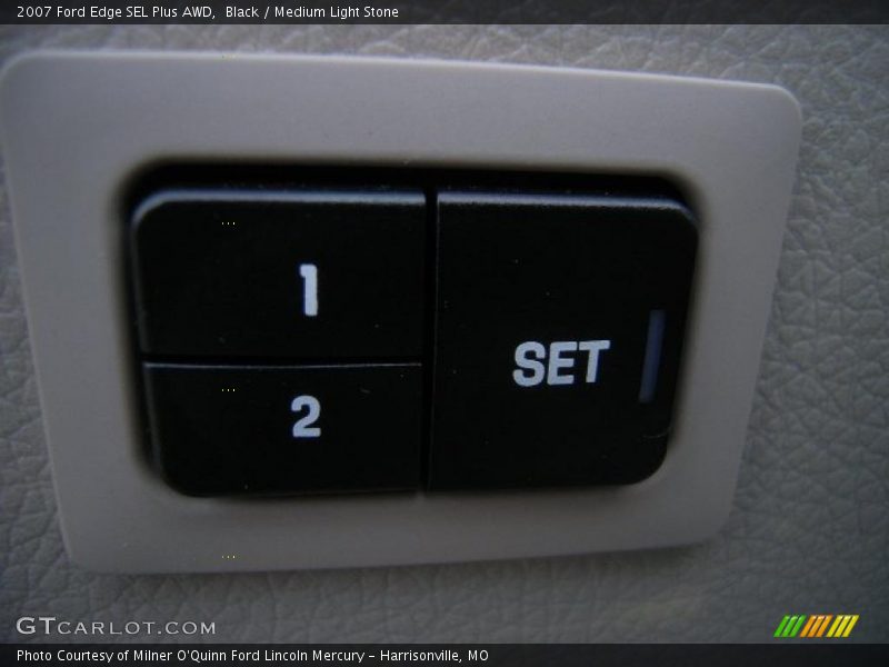 Black / Medium Light Stone 2007 Ford Edge SEL Plus AWD