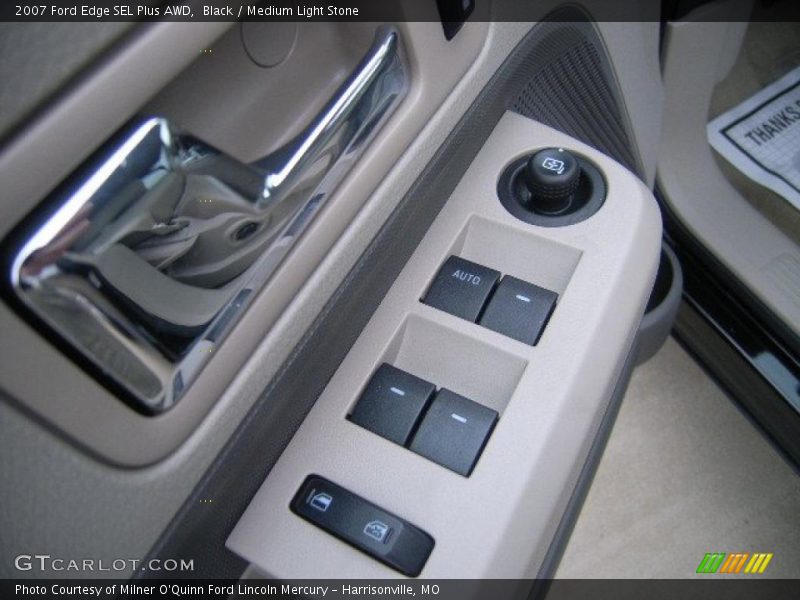 Black / Medium Light Stone 2007 Ford Edge SEL Plus AWD