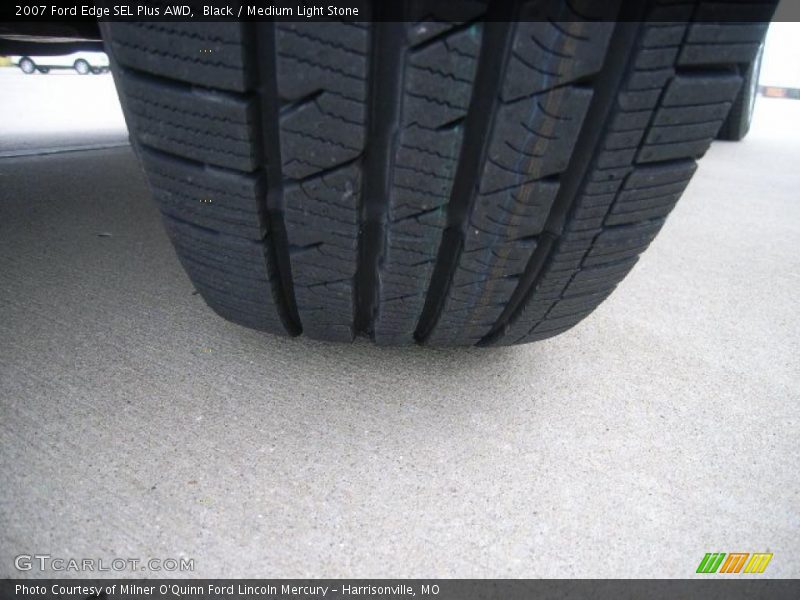 Black / Medium Light Stone 2007 Ford Edge SEL Plus AWD