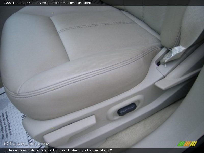 Black / Medium Light Stone 2007 Ford Edge SEL Plus AWD